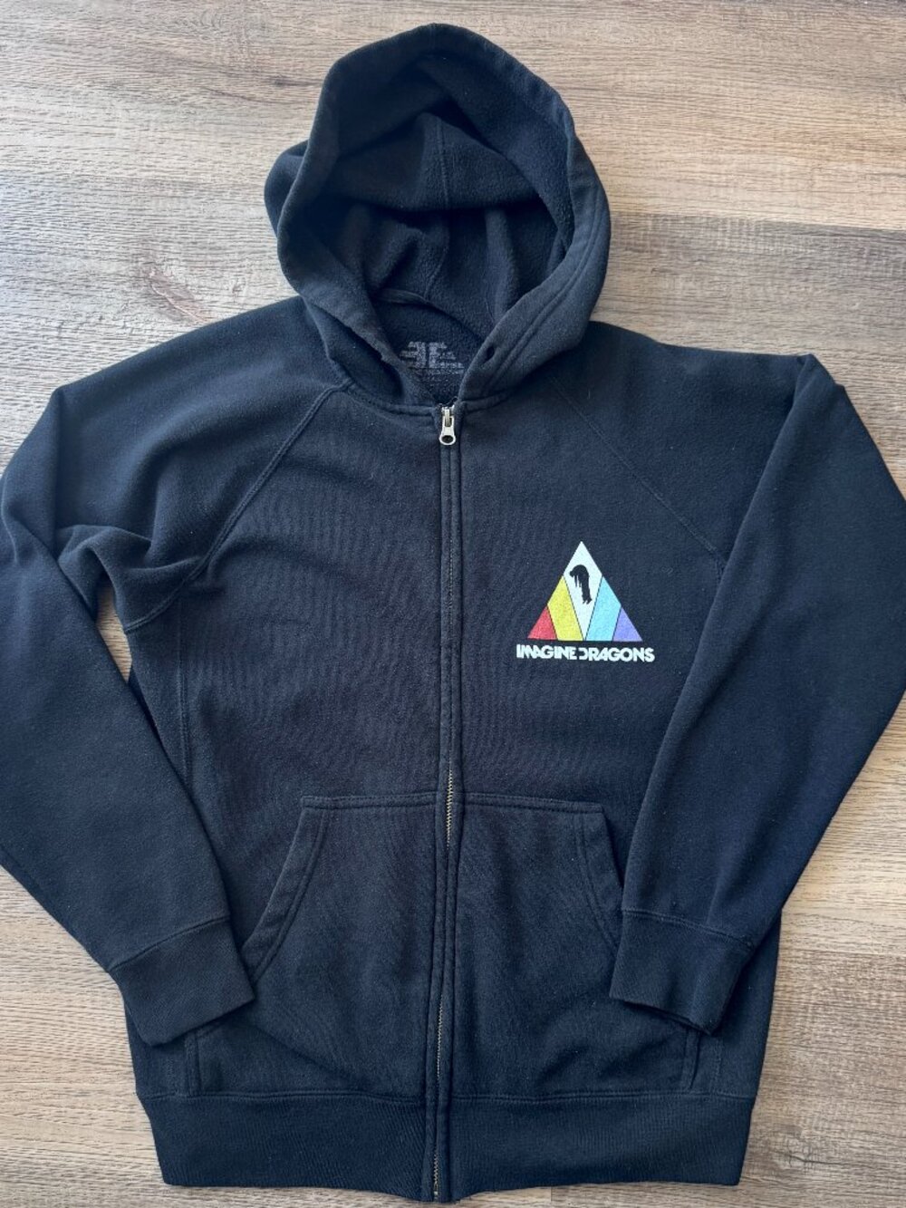 Imagine Dragons Evolve Full Zip Hoodie Adult Small Black